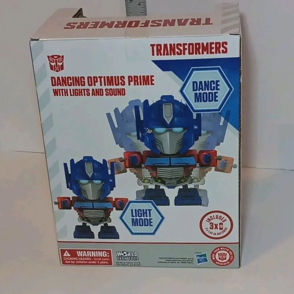 Transformers Dancing Optimus Prime Action Figure With Lights And Sound NEW